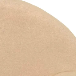 vidaXL Kinder slaapbank 2-zits inklapbaar - Crème zacht pluche - 84 cm