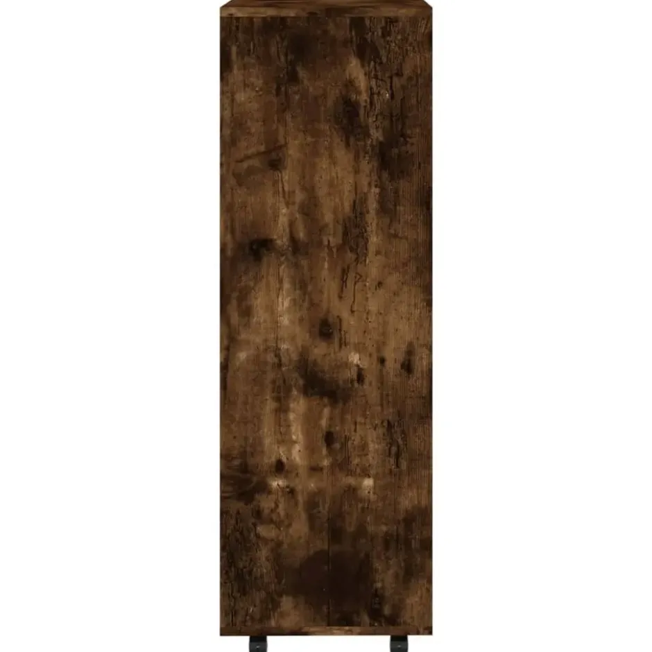 vidaXL - Kledingkast - Bruin - Bewerkt hout