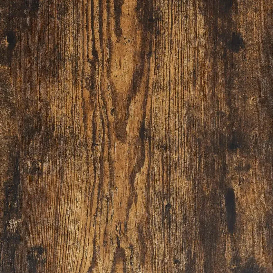 vidaXL - Kolomkast met 2 deuren 2 vakken - Zwart eiken - Hout - 30x30x183.5 cm