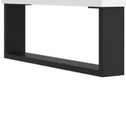 vidaXL - Kolomkast met 2 deuren 2 vakken - Wit - Hout en ijzer - 30x30x190 cm
