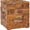 vidaXL - Kruk - Bruin - Hout