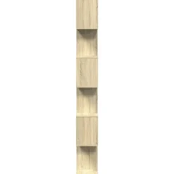 vidaXL - 6-laags Boekenkast voor woonkamers - Sonoma eiken - Hout - 70x24x193 cm