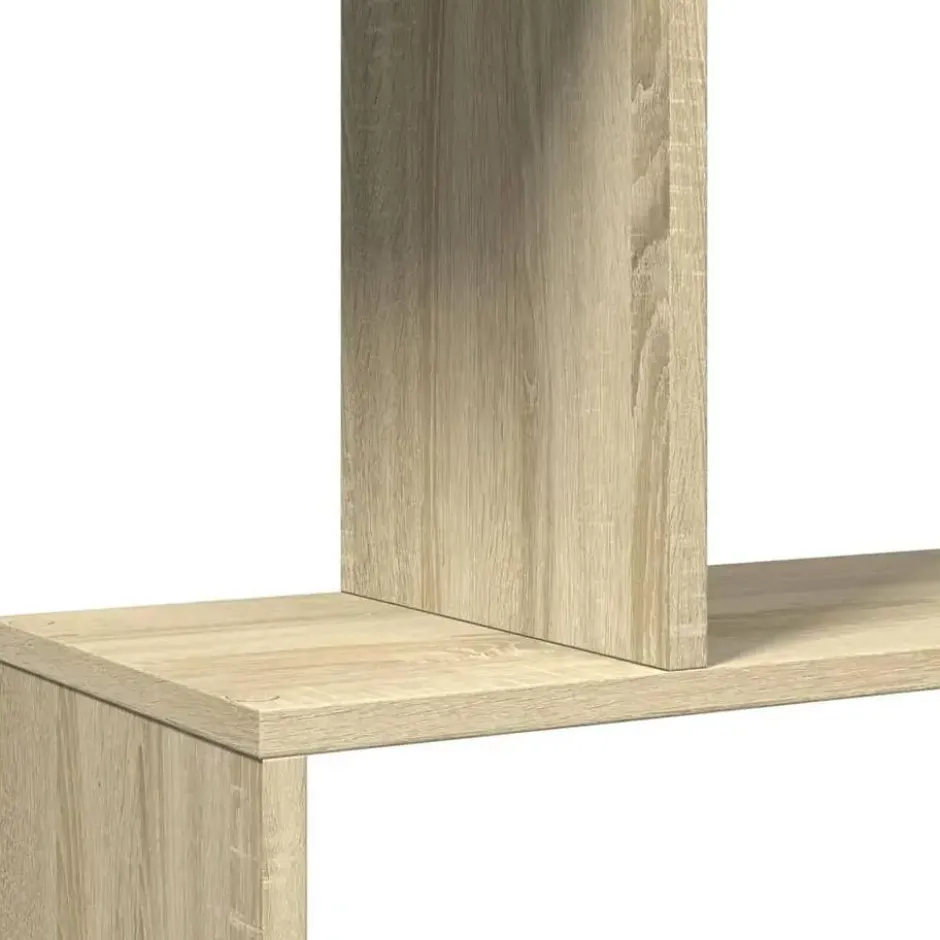 vidaXL - 6-laags Boekenkast voor woonkamers - Sonoma eiken - Hout - 70x24x193 cm