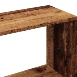 vidaXL - 6-laags Boekenkast voor kantoor - Oud hout - Hout - 80x24x192 cm