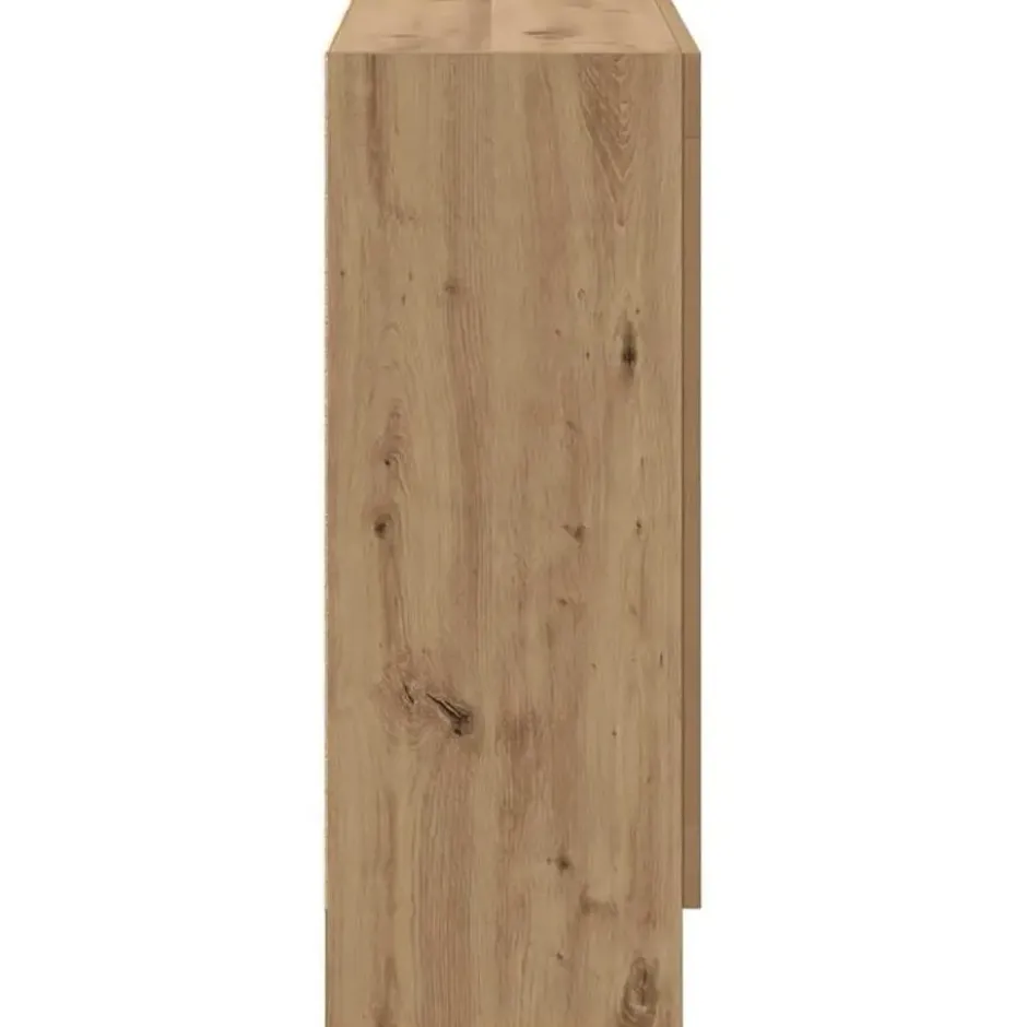 vidaXL - 2-laags Dressoir met 2 deuren - Artisanaal eiken - 82.5x30.5x80 cm