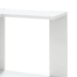 vidaXL - 5-laags Hoekboekenkast - Wit - Bewerkt hout - 50x50x179 cm