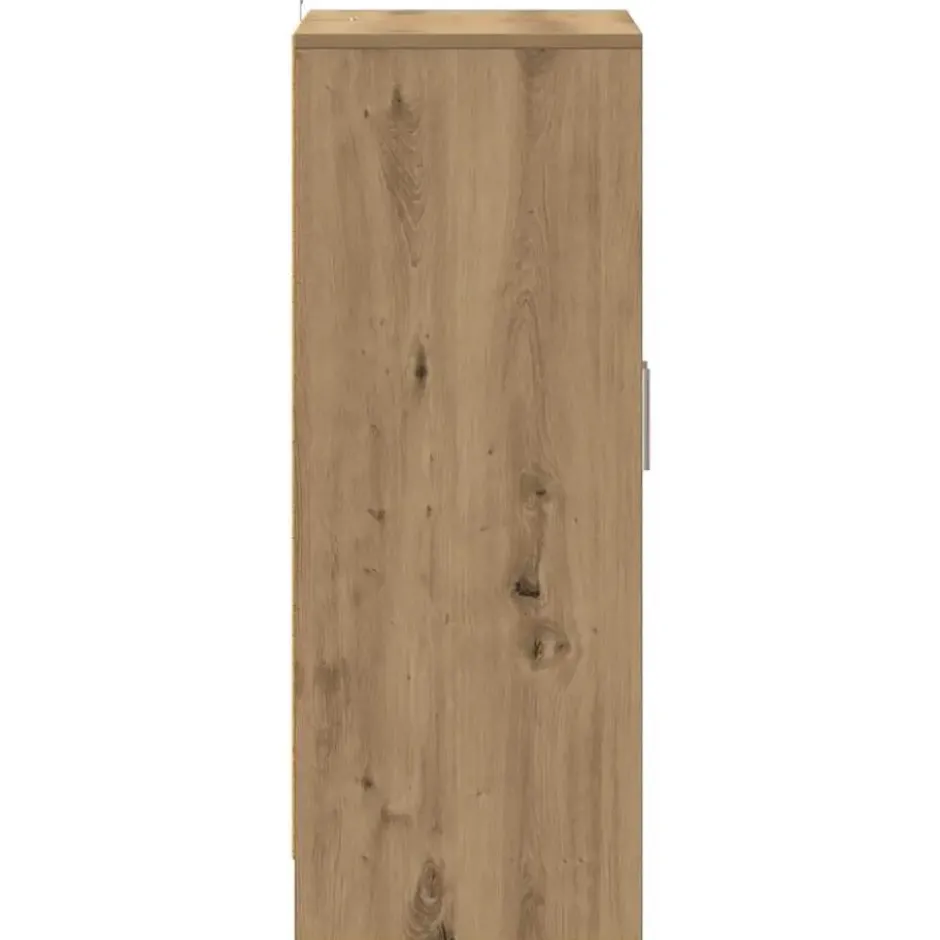 vidaXL - 6-laags Schoenenkast met 2 deuren 12 paar Artisana eiken - 60x35x92 cm