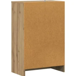 vidaXL - 6-laags Schoenenkast met 2 deuren 12 paar Artisana eiken - 60x35x92 cm