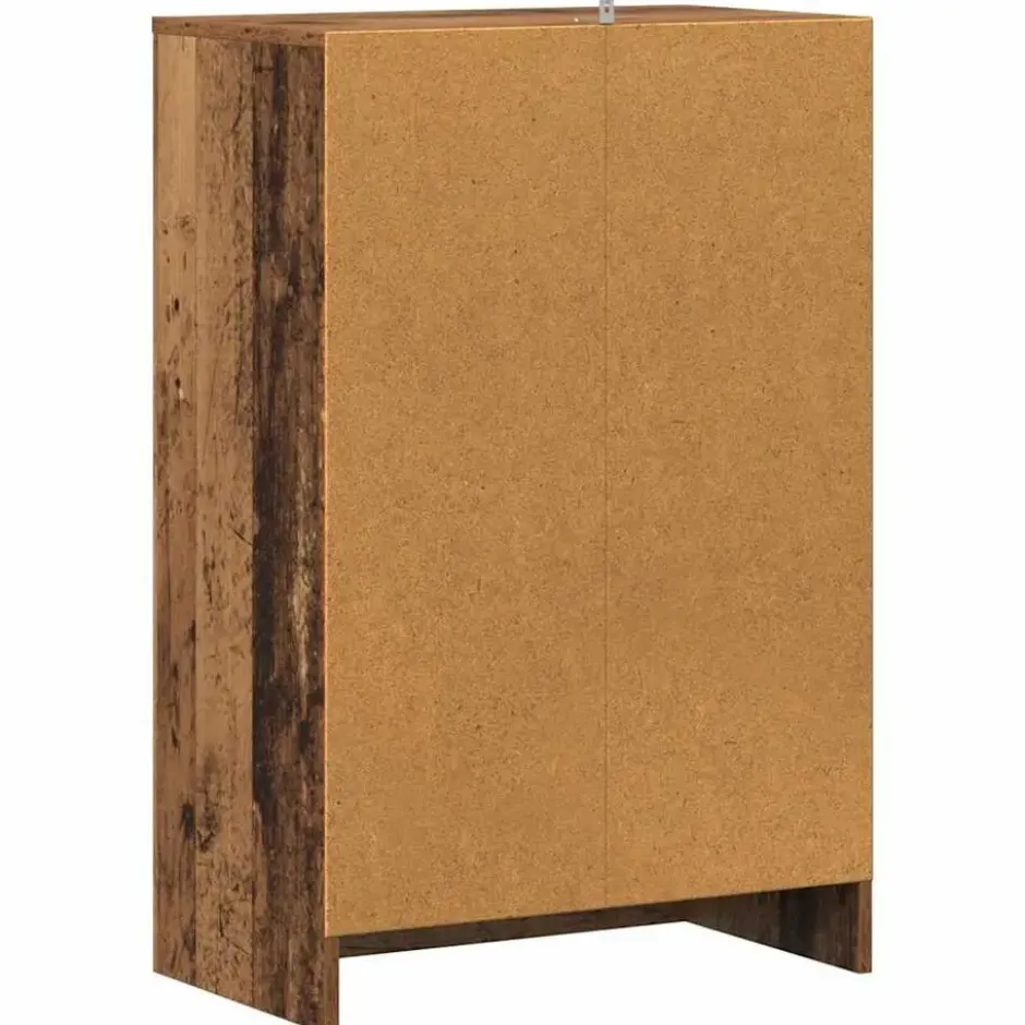 vidaXL - 6-laags Schoenenkast 12 paar - Oud hout - 60x35x92 cm