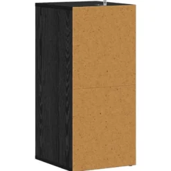 vidaXL - 5-laags Schoenenkast voor de hal 5 paar - Zwart eiken - 32x35x70 cm