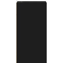 vidaXL - 5-laags Wandschoenenkast 5 paar - Zwart - Bewerkt hout - 31.5x35x70 cm