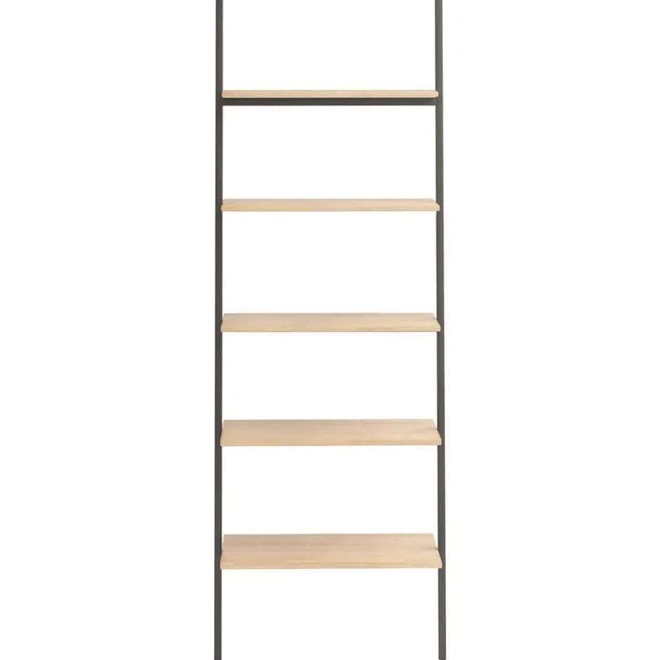 vidaXL - Ladderrek - Bruin - Bewerkt hout