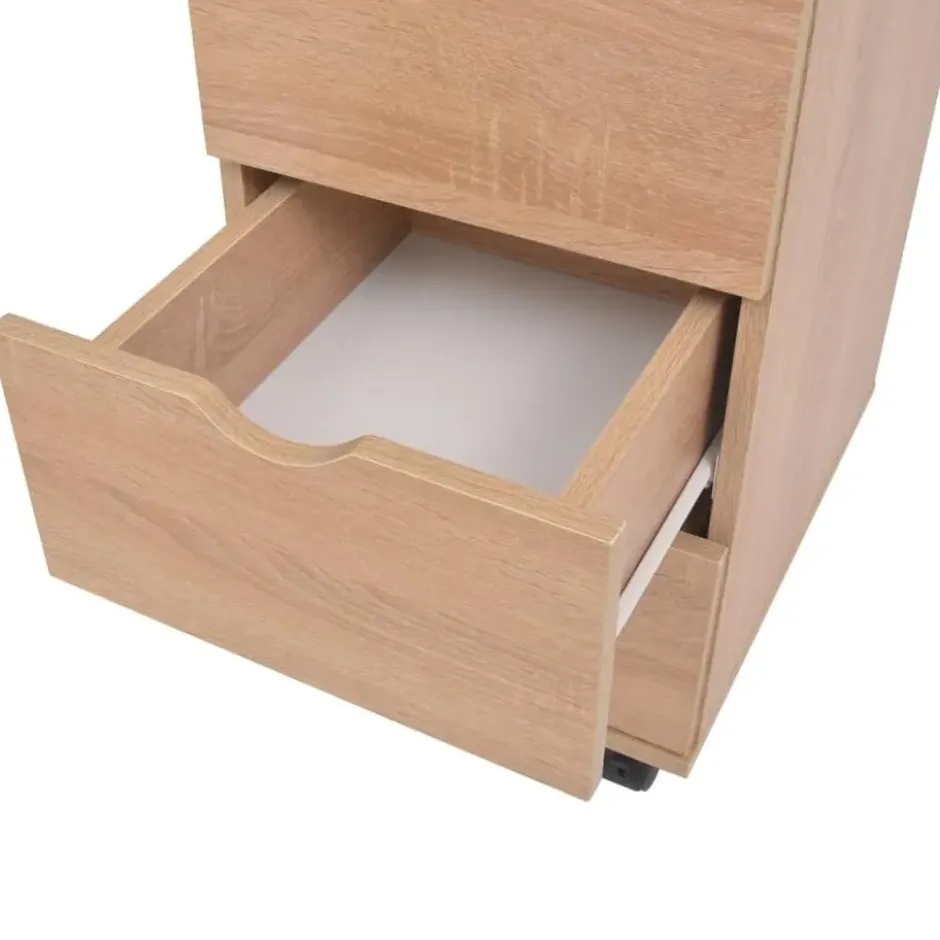 vidaXL - Ladekast - Bruin - Bewerkt hout