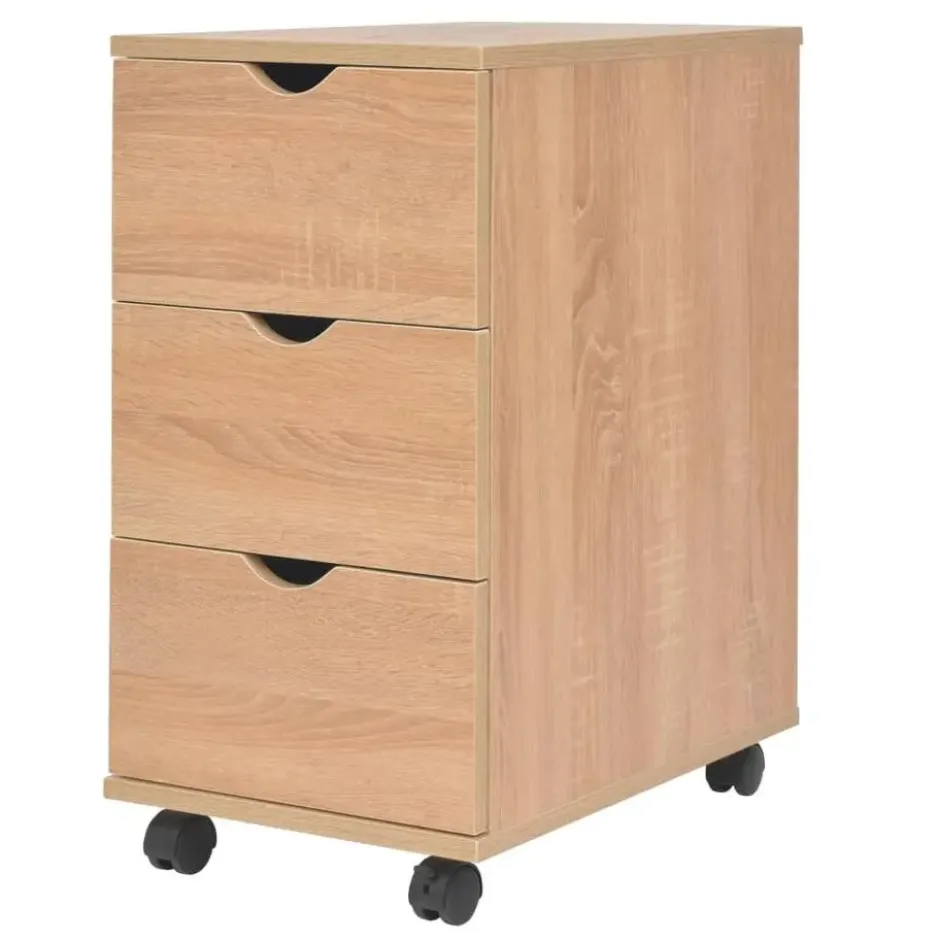 vidaXL - Ladekast - Bruin - Bewerkt hout