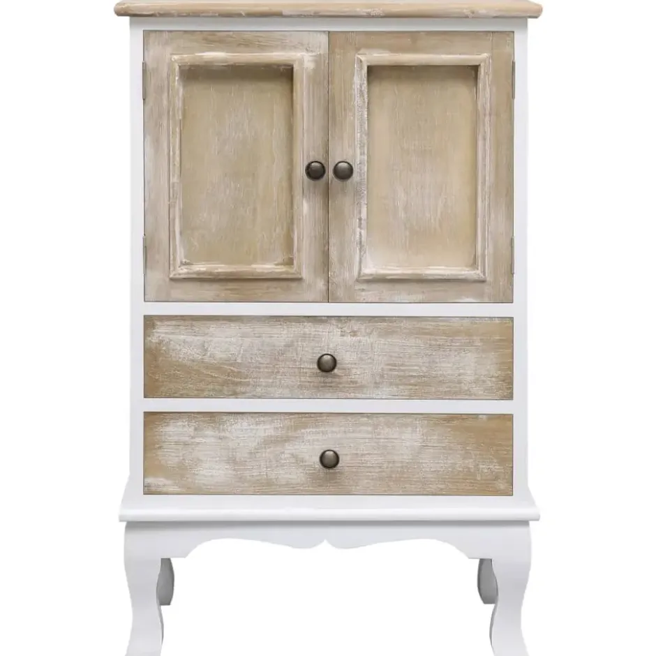 vidaXL - Ladekast - Wit - Hout