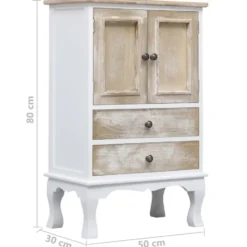 vidaXL - Ladekast - Wit - Hout
