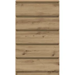 vidaXL - Ladekast 60x36x103 cm bewerkt hout artisanaal eikenkleur