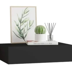 vidaXL - Ladeschap - Zwart - MDF