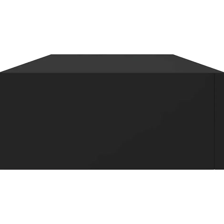 vidaXL - Ladeschap - Zwart - MDF