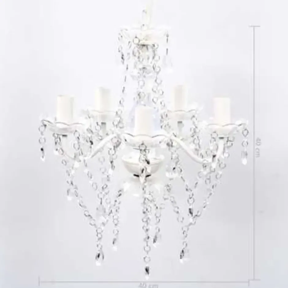 vidaXL - Lamp - Transparent - Glas