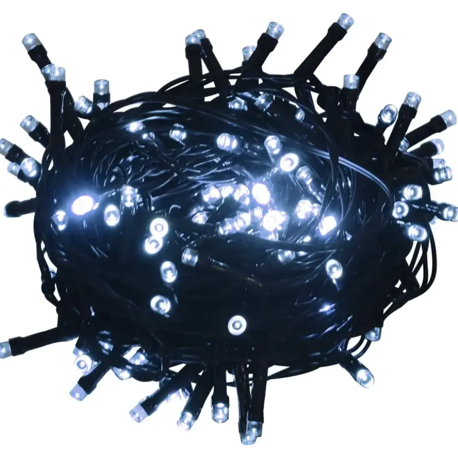 vidaXL - Led-slinger - Koudwit - 15 m