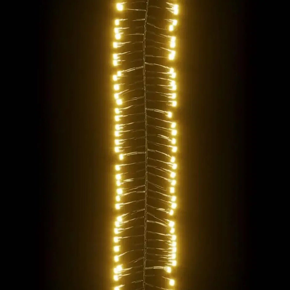 vidaXL - Led-slinger - Warmwit en donkergroen