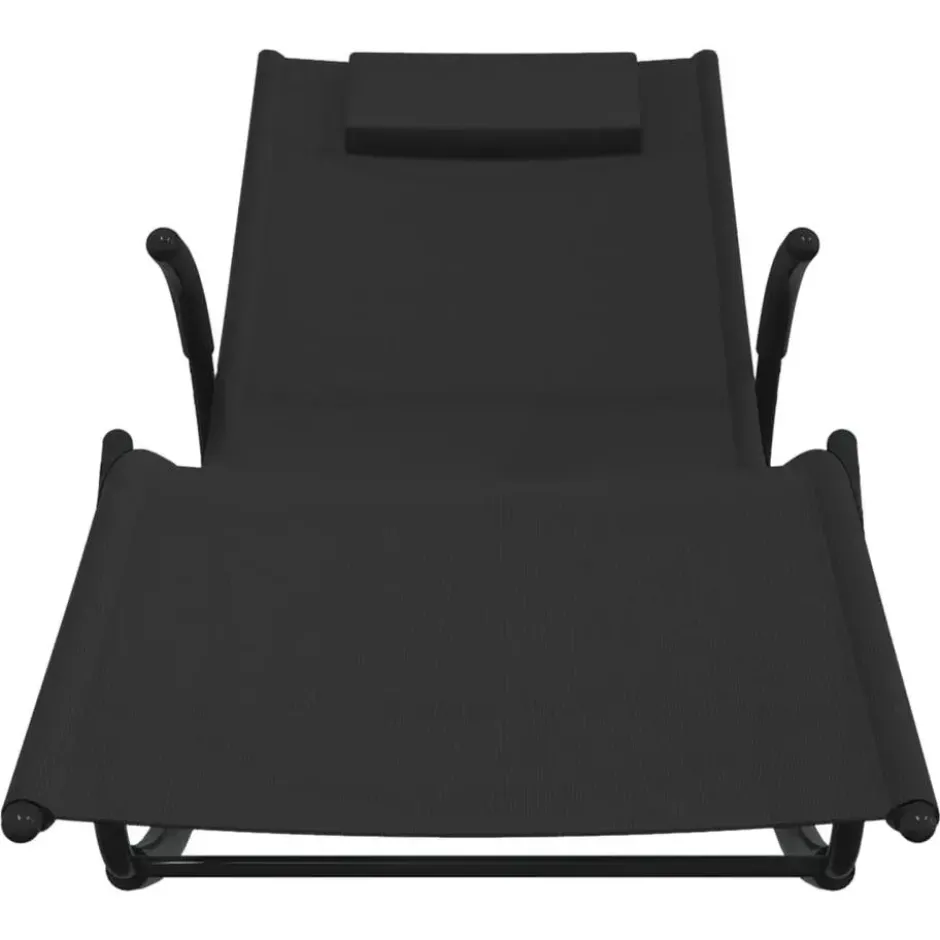 vidaXL - Ligbed - Black