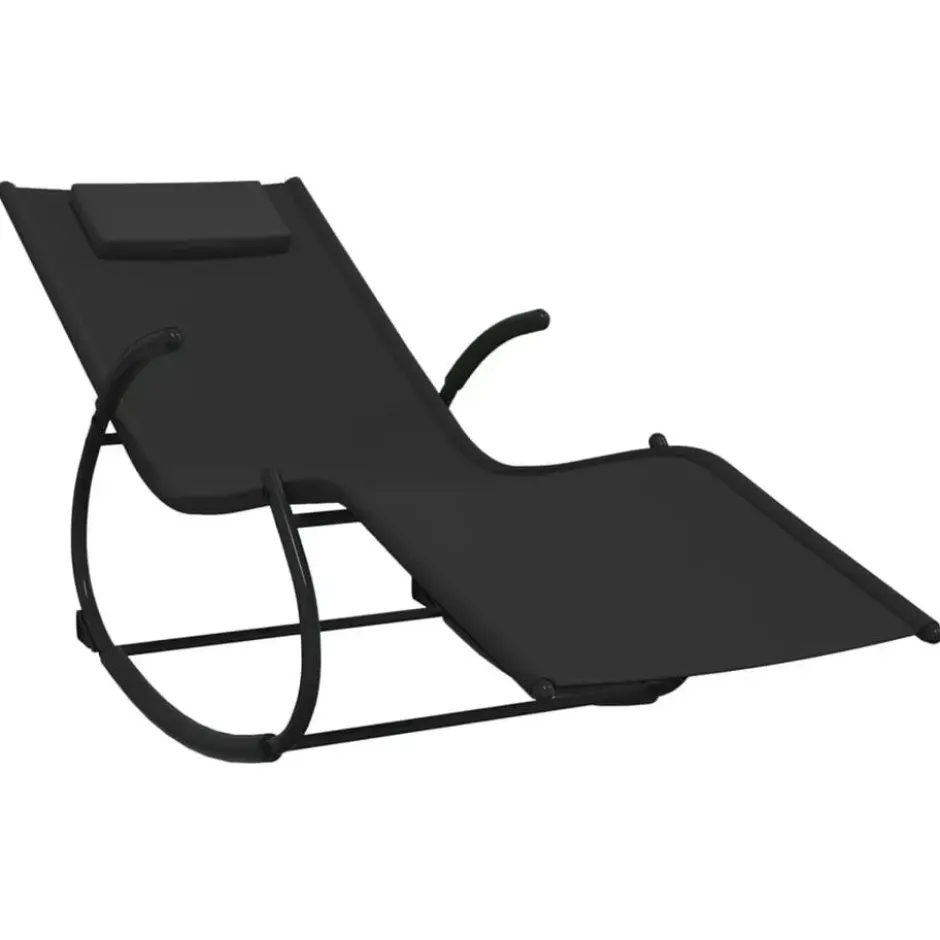 vidaXL - Ligbed - Black