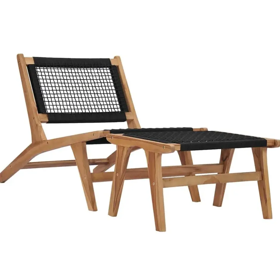 vidaXL - Ligbed - Bruin - Hout