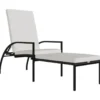 vidaXL - Ligbed - Bruin - Poly rattan