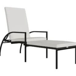 vidaXL - Ligbed - Bruin - Poly rattan