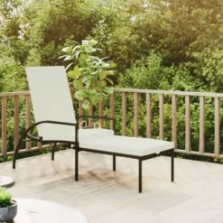 vidaXL - Ligbed - Bruin - Poly rattan