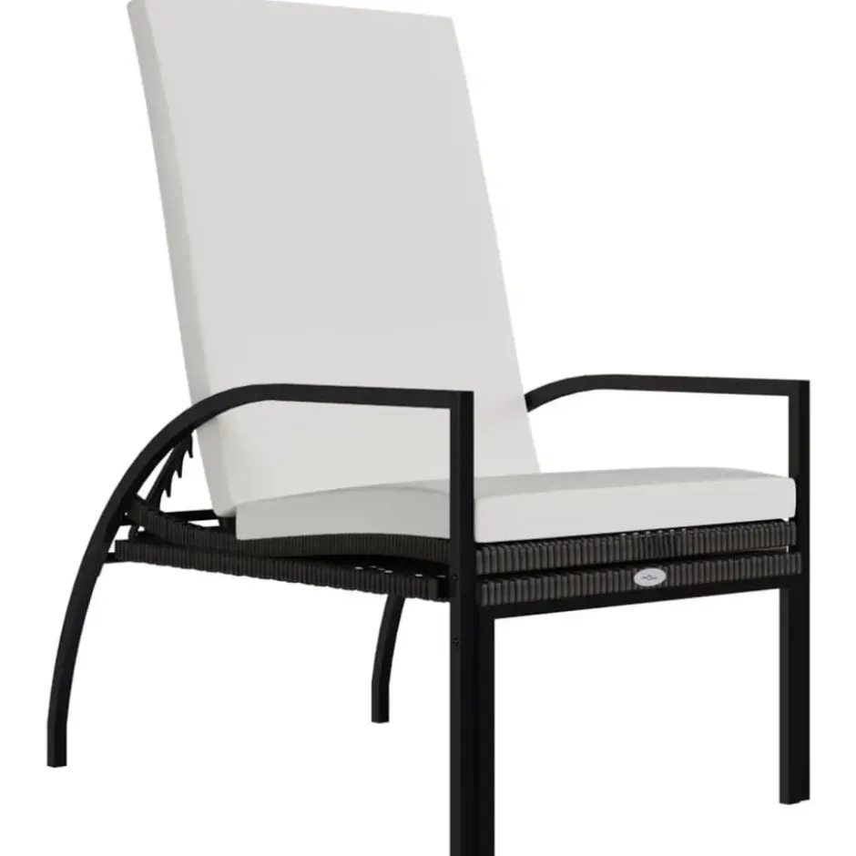 vidaXL - Ligbed - Bruin - Poly rattan