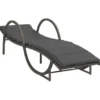 vidaXL - Ligbed - Grijs - Poly rattan