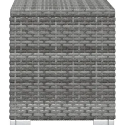 vidaXL - Ligbed - Grijs - Poly rattan