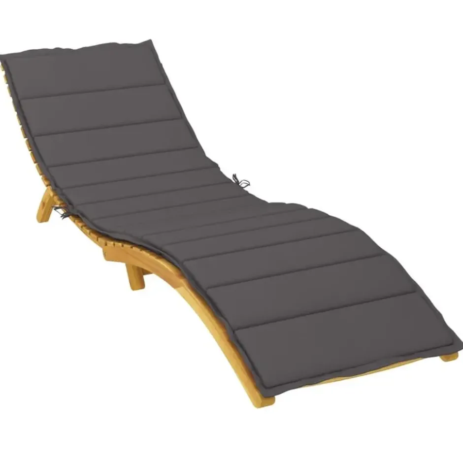 vidaXL - Ligbedkussen - Antraciet - Stof