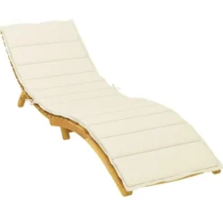vidaXL - Ligbedkussen - Crème - Stof