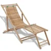 vidaXL - Ligstoel - Bruin - Hout