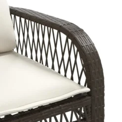 vidaXL - Loungeset - Bruin - Poly rattan