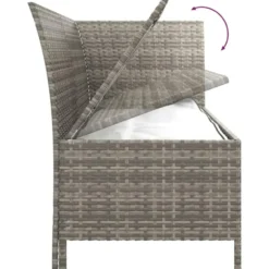 vidaXL - Loungeset - Grijs - Poly rattan