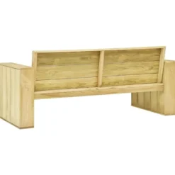 vidaXL - Loungeset Voor De Tuin - Bruin - Geïmpregneerd grenenhout