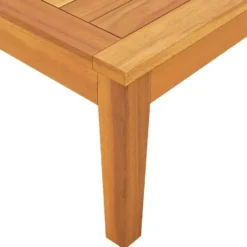 vidaXL - Loungeset - Wit - Acaciahout - 2 stuks - Met kussens