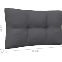 vidaXL - Loungeset - Wit - Grenenhout - 3 stuks - Met kussens