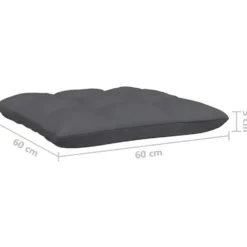 vidaXL - Loungeset - Wit - Grenenhout - 3 stuks - Met kussens