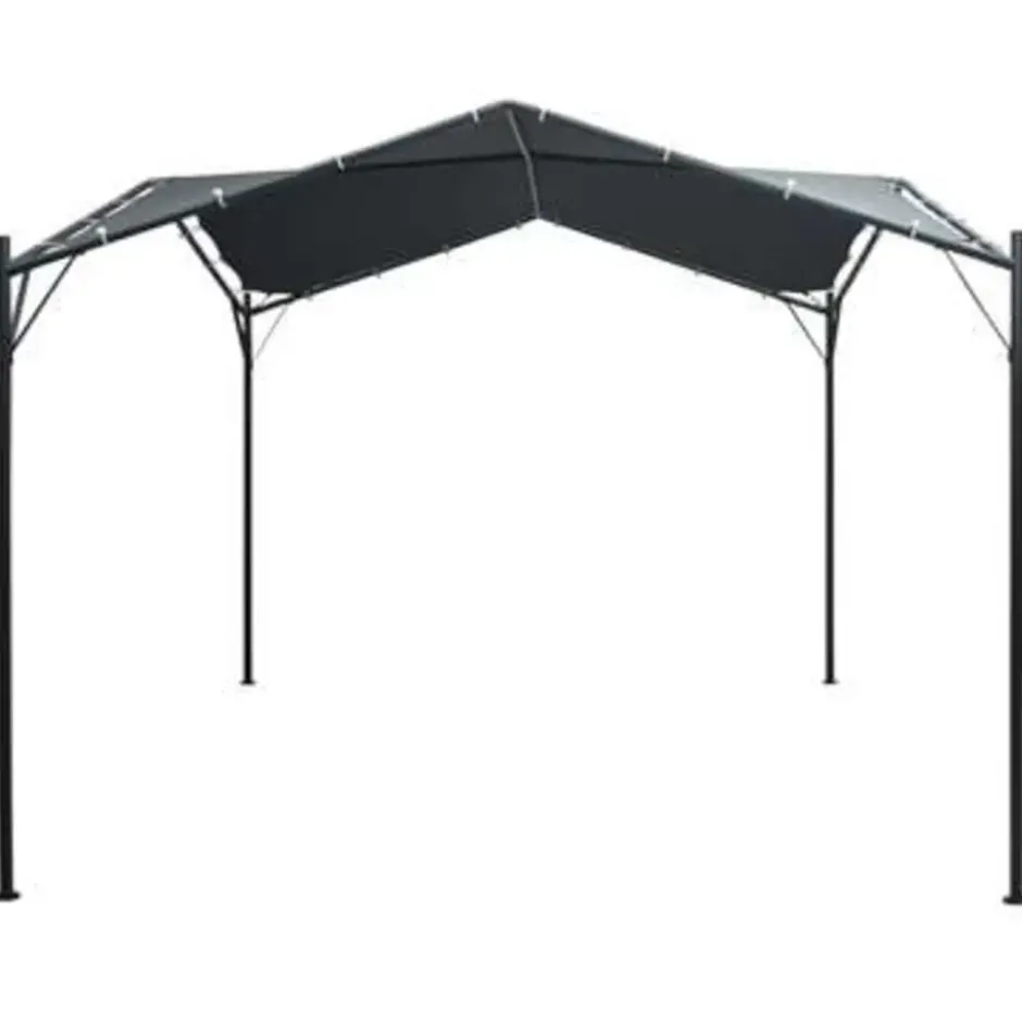 vidaXL - Luifel - Antraciet - Stof - 3 x 3 m
