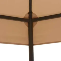 vidaXL - Luifel - Beige - Stof