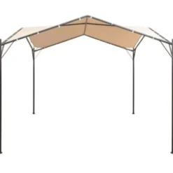 vidaXL - Luifel - Beige - Stof - 4 x 4 m