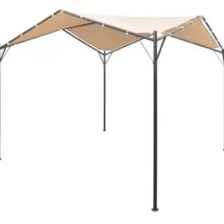 vidaXL - Luifel - Beige - Stof - 3 x 3 m