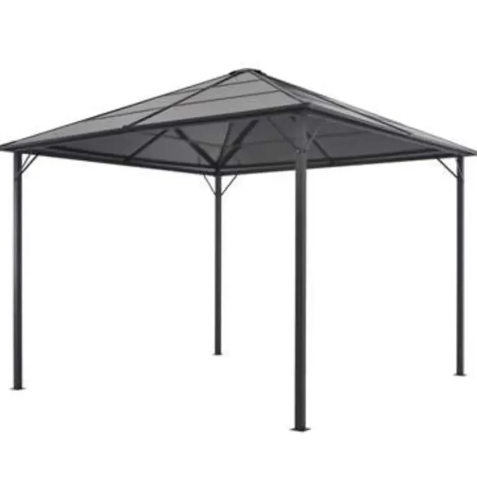vidaXL - Luifel - Zwart - Stof - 3 x 3 m