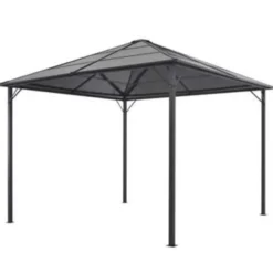 vidaXL - Luifel - Zwart - Stof - 3 x 3 m